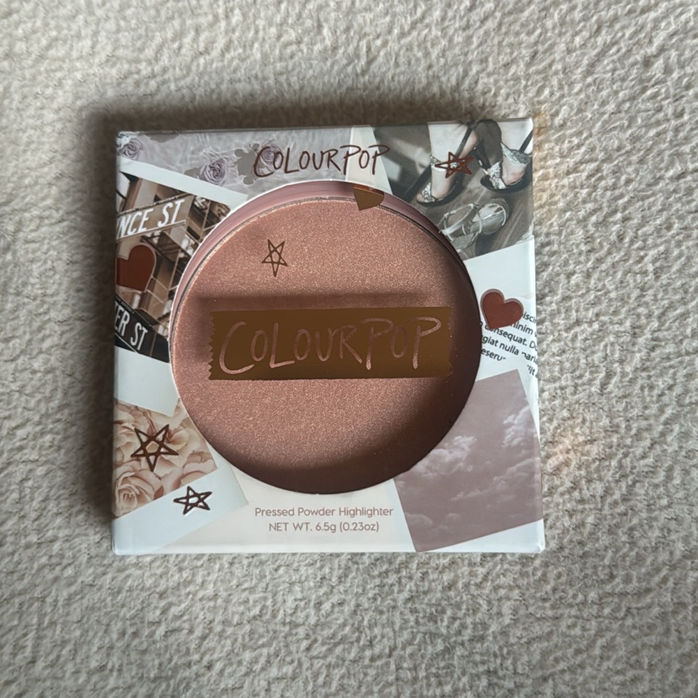 New COLOURPOP Pressed Powder Highlighter Shade Gold Mine - Picture 6 of 6